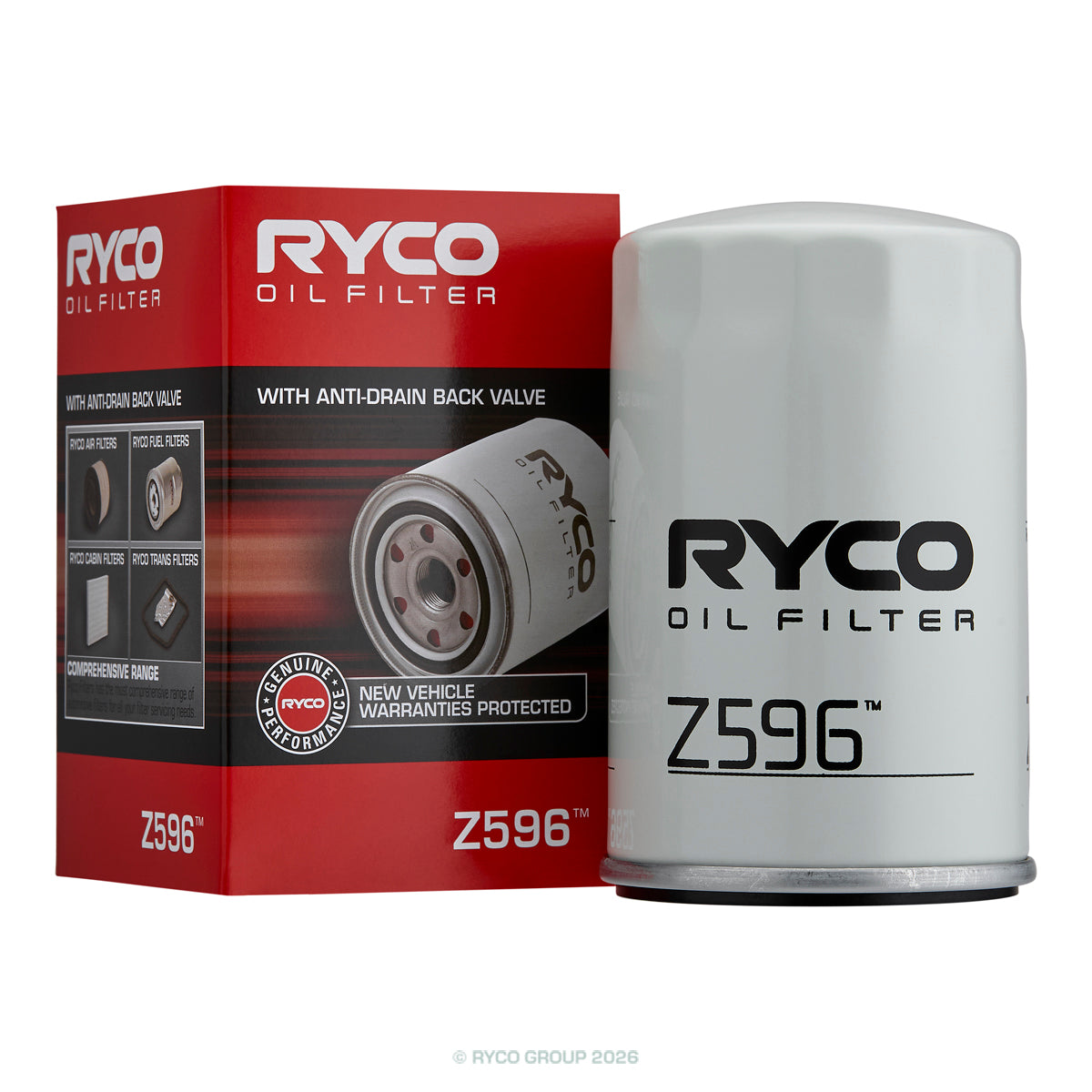 Ryco Z596 Oil Filter